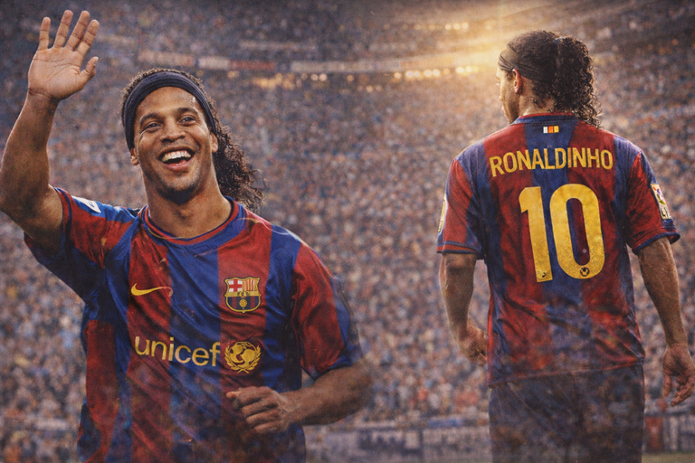 ロナウジーニョが今も愛される理由を解説する記事のトップ画像